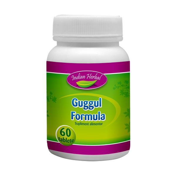 Guggul Formula Indian Herbal, 60 comprimate