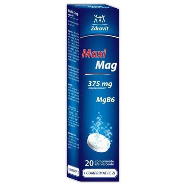 Maximag Zdrovit, 20 comprimate efervescente