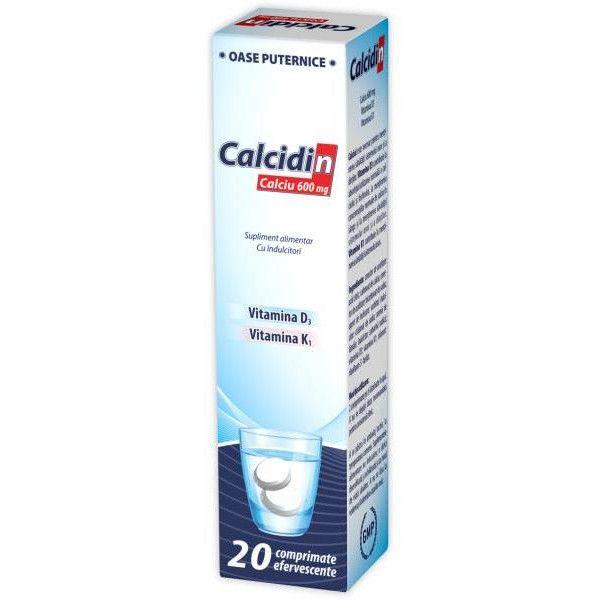 Calcidin Zdrovit, 20 comprimate efervescente