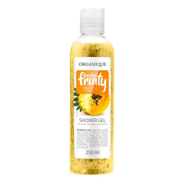 Gel de dus cu ananas si papaya, Organique, 250 ml