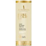 Gel de Dus Uleios Pure Gold 24K Luxury Cosmetica Afrodita, 150 ml