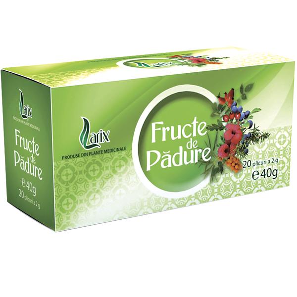 Ceai Fructe de Padure Larix, 100 doze x 2g (Snur)