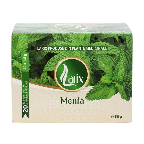 Ceai Menta Larix, 20 doze x 1,5g (Snur)