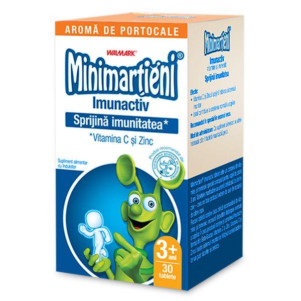 Minimartieni ImunActiv cu Portocale Walmark, 30 tablete