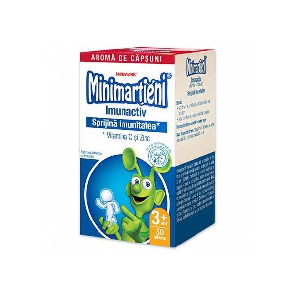 Minimartieni ImunActiv Capsuni Walmark, 30 tablete