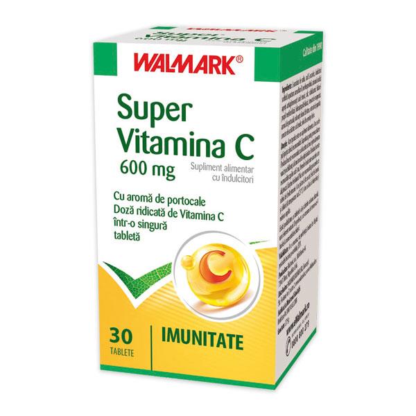 Super Vitamina C 600 MG Walmark, 30 tablete