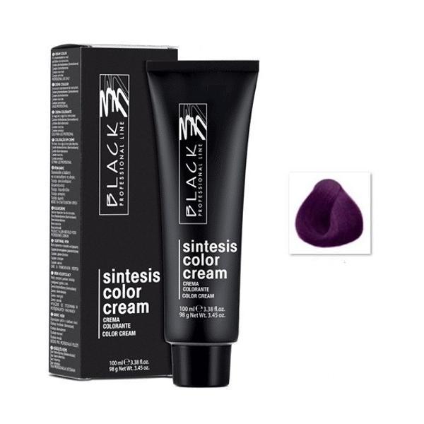 Vopsea Crema Permanenta - Black Professional Line Sintesis Color Cream, nuanta 7.22 (ex. 7.27) Chocolate Mauve, 100ml