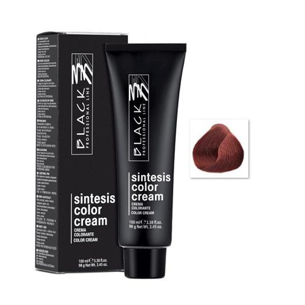 Vopsea Crema Permanenta - Black Professional Line Sintesis Color Cream, nuanta 7.64 Venetian Red, 100ml