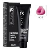 Vopsea Crema Permanenta - Black Professional Line Sintesis Color Cream, nuanta 9.26 Cyclamen Blond, 100ml