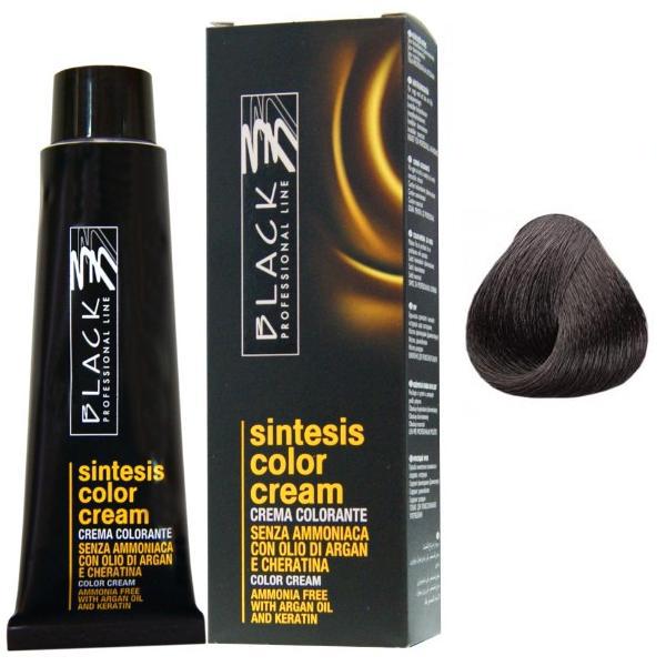 Vopsea Crema Demi-permanenta - Black Professional Line Sintesis Color Cream, nuanta 3.0 Dark Brown, 100ml
