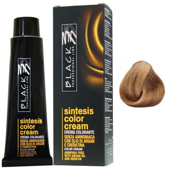 Vopsea Crema Demi-permanenta - Black Professional Line Sintesis Color Cream, nuanta 7.0 Medium Blond, 100ml