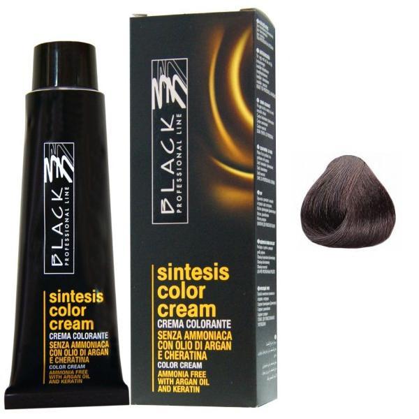 Vopsea Crema Demi-permanenta - Black Professional Line Sintesis Color Cream, nuanta 3.05 Plain Chocolate, 100ml