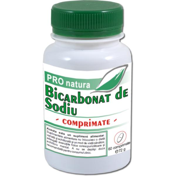 Bicarbonat de Sodiu Medica, 60 comprimate
