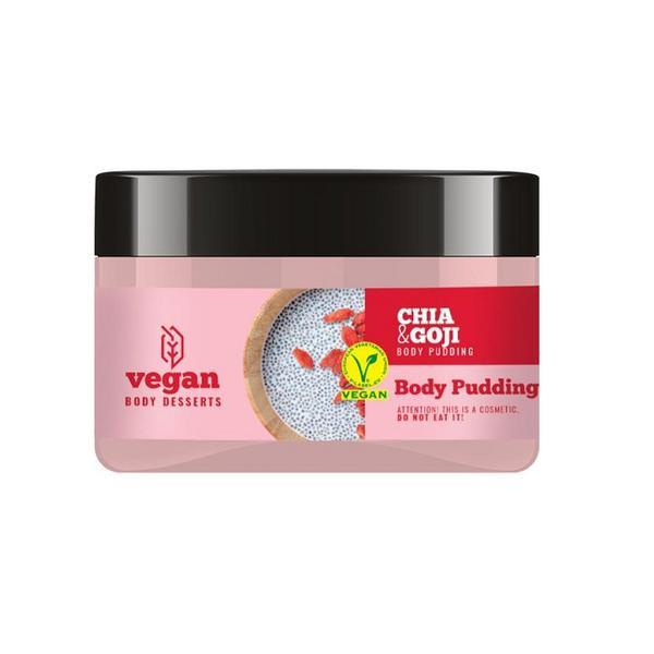 Unt de corp cu CHIA si GOJI pentru vitalitate, netezire si flexibilitate Vegan Dessert Spa 250 ml