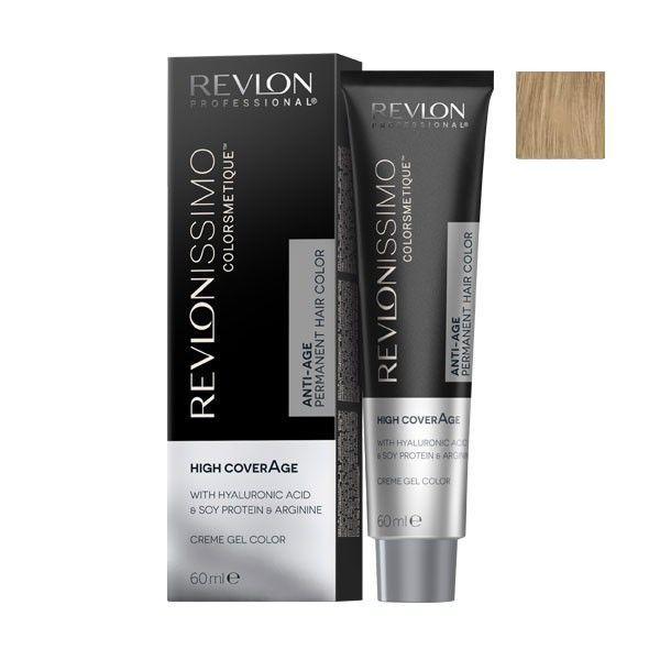 Vopsea Permanenta - Revlon Professional Revlonissimo Colorsmetique High Coverage Permanent Hair Color, nuanta 9 Very Light Blonde, 60 ml