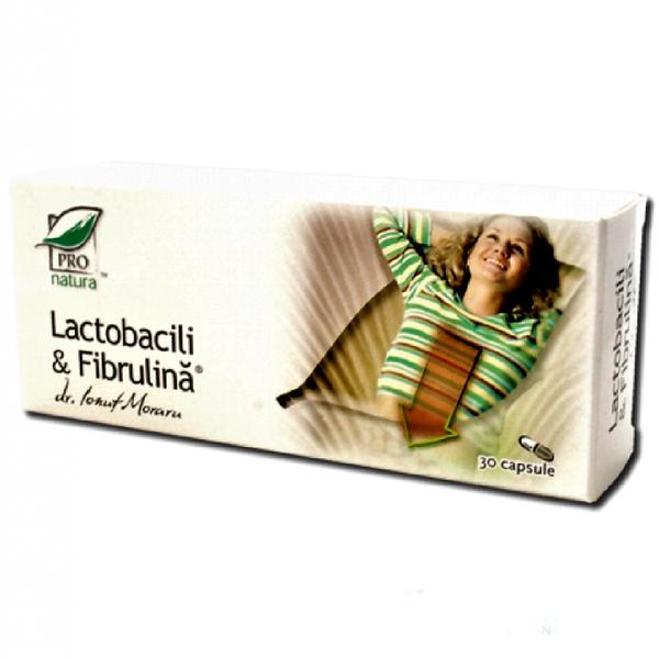 Lactobacili si Fibrulina Medica, 30 capsule