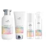 Pachet pentru Par Vopsit Wella Professionals Color Motion+ - Sampon 250 ml, Balsam 200 ml, Lotiune pentru Protectia Scalpului 150 ml, Tratament Pre-Colorare 185 ml