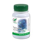 Spirulina si Chlorella Pro Natura Medica, 60 capsule