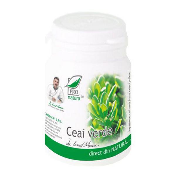 Ceai Verde Pro Natura Medica, 60 capsule