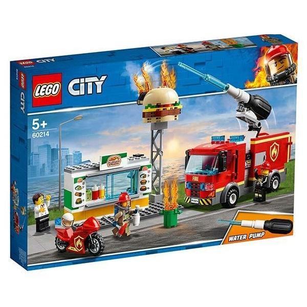 LEGO&reg; City - Fire Stingerea incendiului de la Burger Bar 60214 pentru 5+ ani