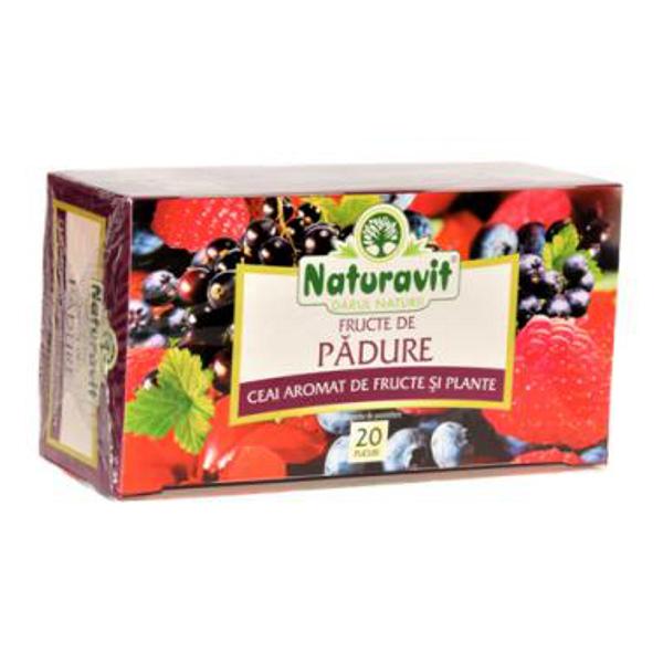 Ceai Fructe de Padure Naturavit, 20 doze x 1,5 g