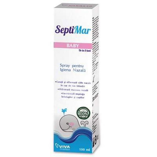 Apa de mare izotona Septimar Baby Vitalia Pharma, 100 ml