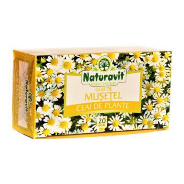 Ceai de Musetel Naturavit, 20 doze x 1,2 g