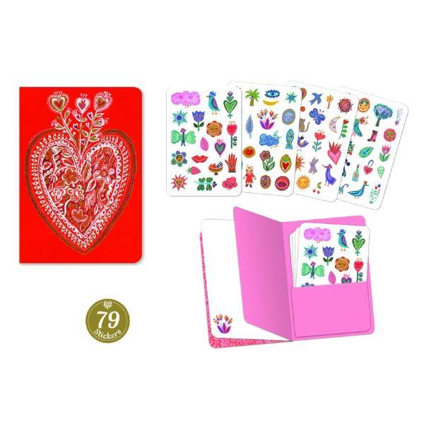 Set Carnet cu Abţibilduri Djeco Aurelia