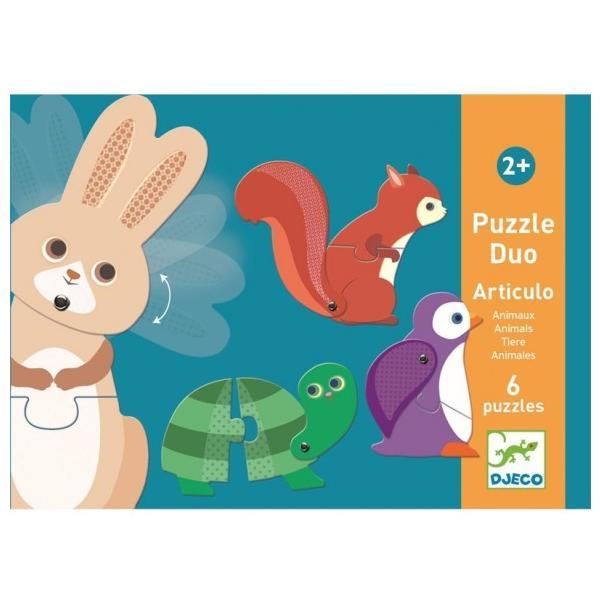 Puzzle duo mobil animale Djeco