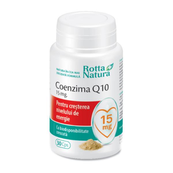 Coenzima Q10 15mg Rotta Natura, 30 capsule