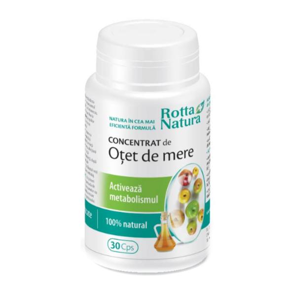 Concentrat de Otet de Mere Rotta Natura, 30 capsule