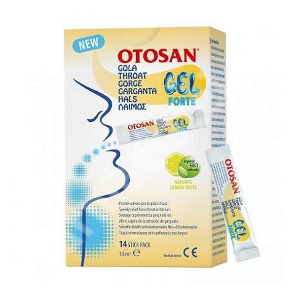 Gel pentru Gat Forte Bio Otosan, 14 plicuri x 10 ml