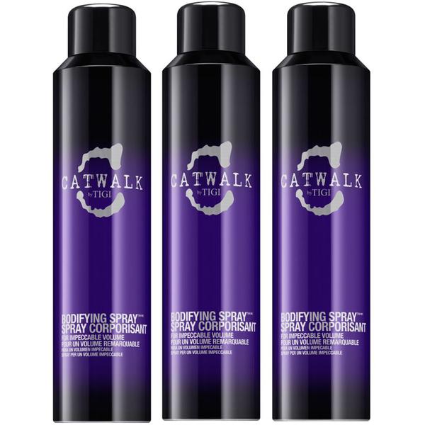 Pachet 3 x Spray pentru Volum - TIGI Catwalk Bodifying Spray 240 ml