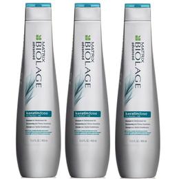 Pachet 3 x Sampon cu Cheratina pentru Par Tratat - Matrix Biolage Keratindose Shampoo 400 ml