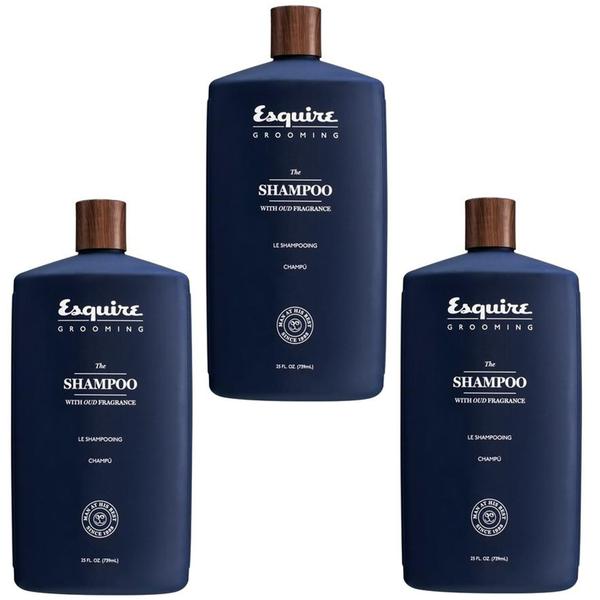 Pachet 3 x Sampon pentru Barbati - CHI Farouk Esquire Grooming Shampoo, 739ml