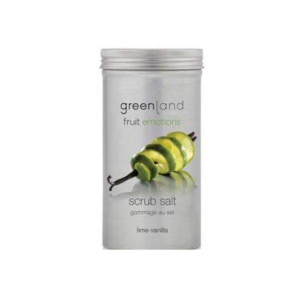 Sare exfolianta, cu lamaie verde si vanilie, Greenland, 400 gr