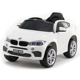 Masinuta electrica cu roti de cauciuc BMW X6M White JJ2199