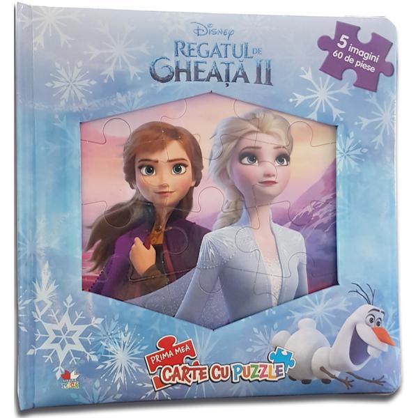 Disney. Regatul de gheata - Prima mea carte cu puzzle, editura Litera