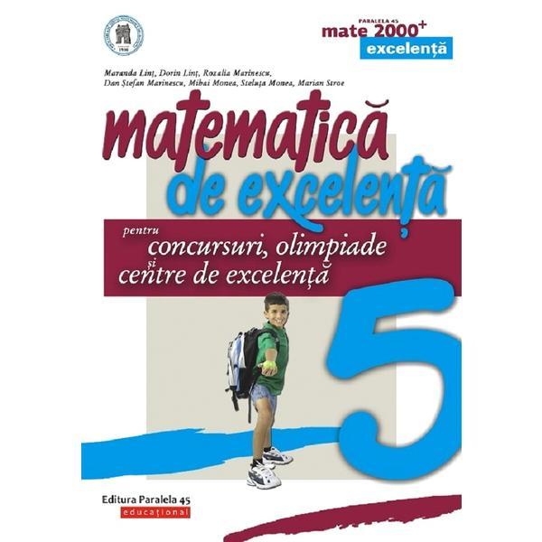 matematica de excelenta cls 5 pentru concursuri, olimpiade si centre de excelenta ed.2 - maranda lin
