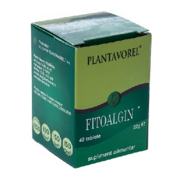 Fitoalgin Plantavorel, 40 tablete