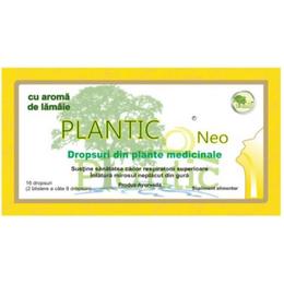 Dropsuri din Plante Medicinale cu Aroma de Lamaie Plantic Neo, 16 buc