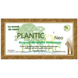 Dropsuri din Plante Medicinale cu Aroma de Miere Plantic Neo, 16 buc