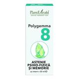 Polygemma Nr 8 Astenie Psiho-Fizica si Memorie Plantextrakt, 50 ml