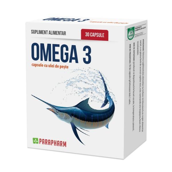 Omega 3 Ulei de Peste Quantum Pharm, 30 capsule