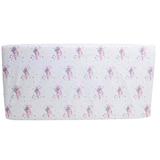 Cearceaf din bumbac cu elastic Sleeping Bear Pink 120x60 cm