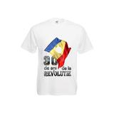 Tricou barbatesc personalizat fruit of the loom, alb, 30 de ani de la revolutie, 2XL