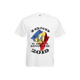 Tricou barbatesc personalizat fruit of the loom, alb, 30 de ani de la revolutie 1989-2019, L