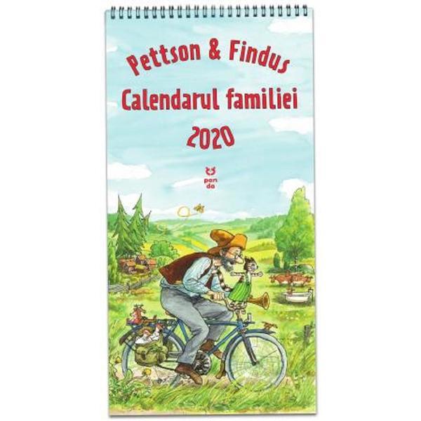 Pettson si Findus. Calendarul familiei 2020 - Sven Nordqvist, editura Pandora
