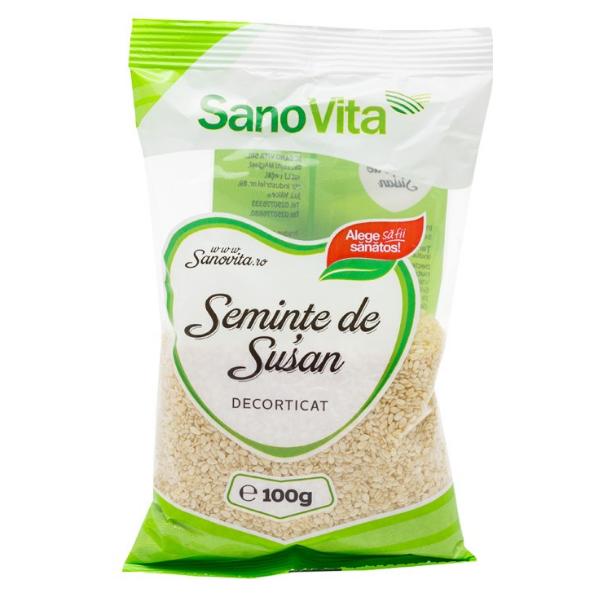 Seminte de Susan Decorticate Sano Vita, 100g