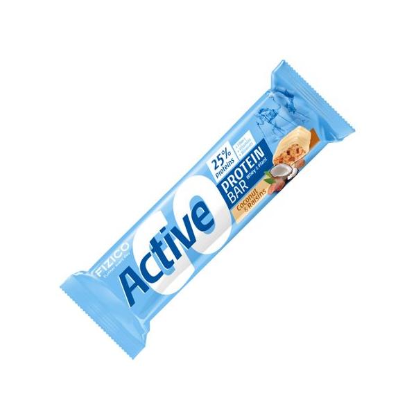 Baton Proteic Fizico Go Active cu Cocos si Stafide Sly Nutritia, 60 g